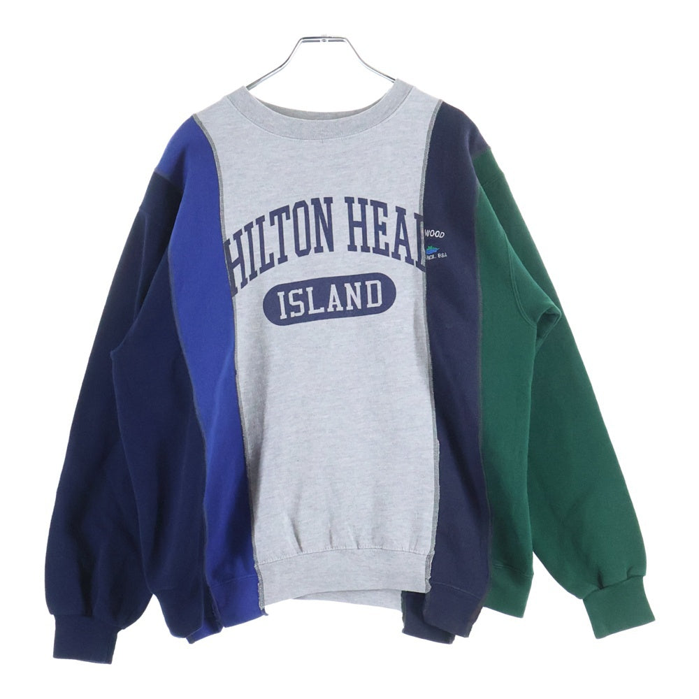 Needles(ニードルス) Remake Crew Neck Sweat Shirt リメイク 再構築