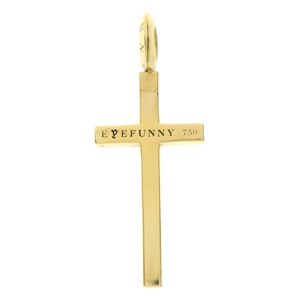 EYEFUNNY(アイファニー) フラットクロス S ダイヤモンド ネックレス