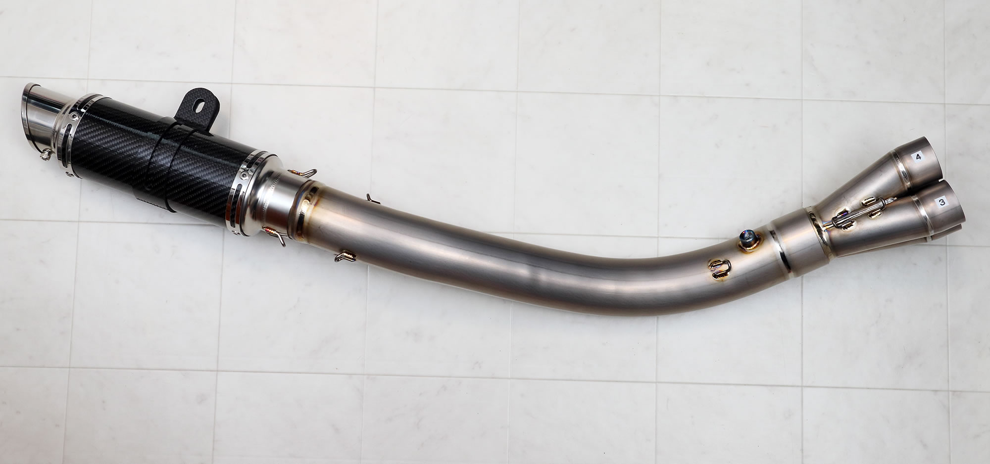 ZX-25R フルエキ化 取付編