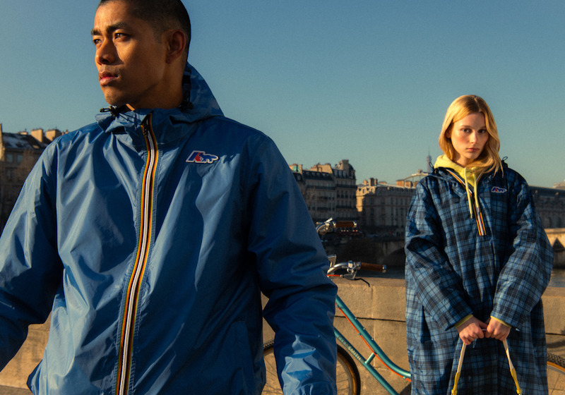 メゾンキツネ × ケーウェイのウィンドブレーカーは、遊び心とシックが