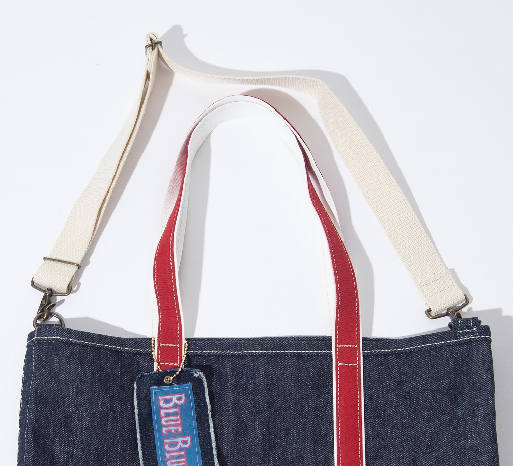 使うほどに味が出る、ブルーブルーとポーターのコラボデニムトートは