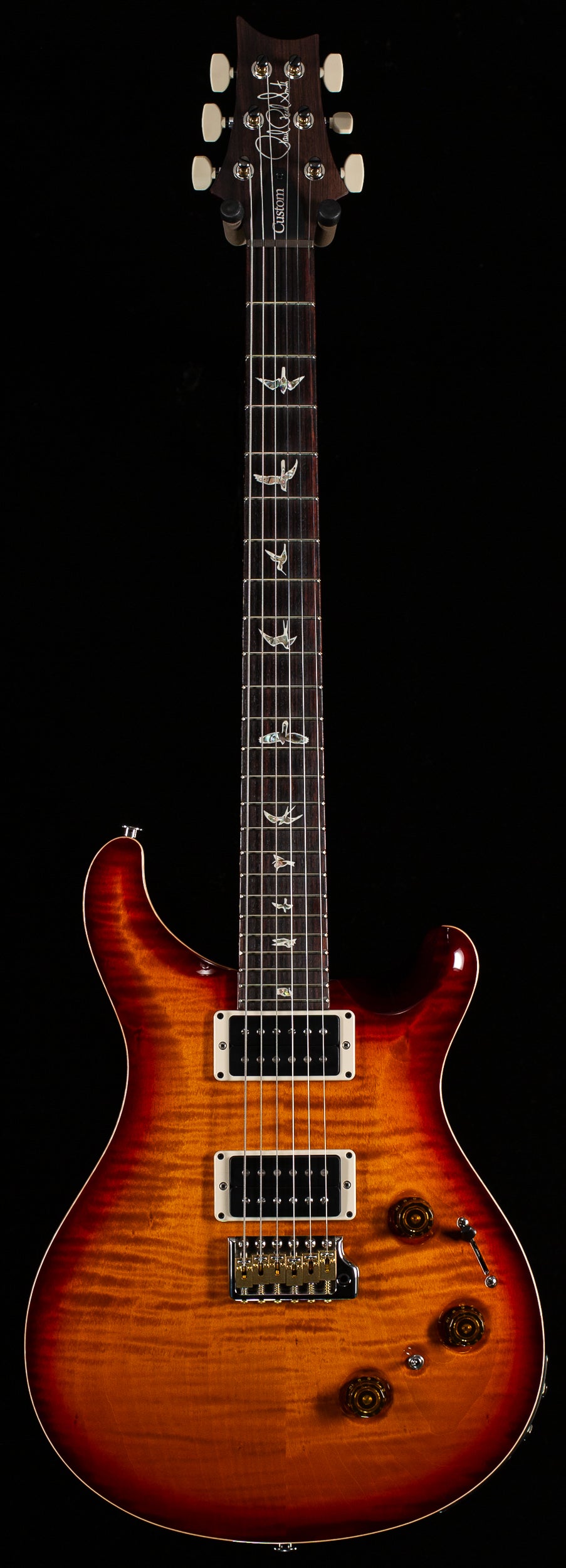 PRS Custom 24 Piezo Dark Cherry Sunburst (897) - Willcutt Guitars