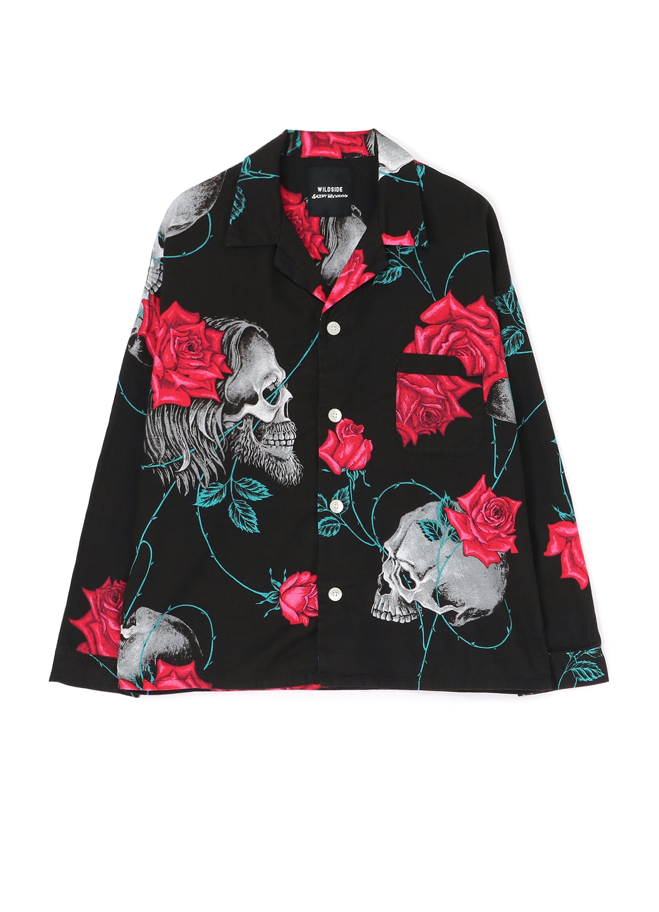WILDSIDExSAINT Mxxxxxx PAJAMA SHIRT(S BLACK): (c)SAINT Mxxxxxx