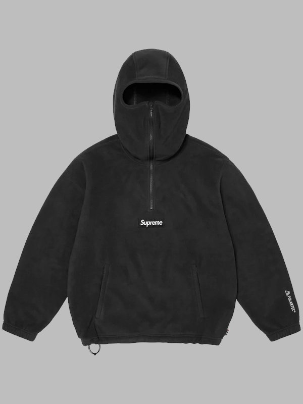 Supreme Polartec Facemask Half Zip Hooded Sweatshirt