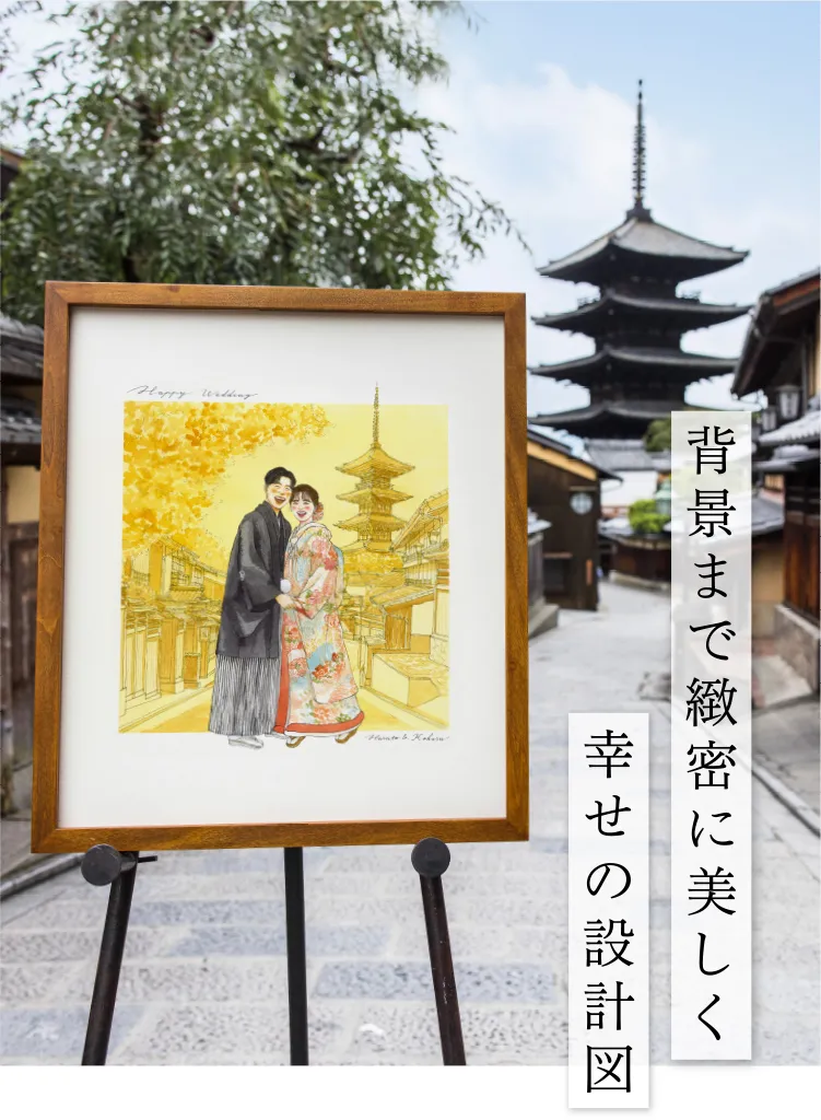 似顔絵作家：nokami|似顔絵ウェルカムボードのWORLD1（ワールドワン）