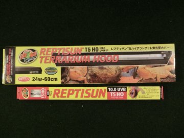 レプティサン テラリウムフード ＆10.0UVB T5HO 24W セット