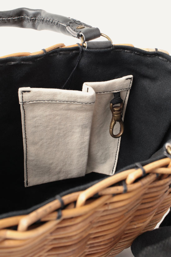 ebagos エバゴス ブライドル トート・バスケット・レザーハンドル