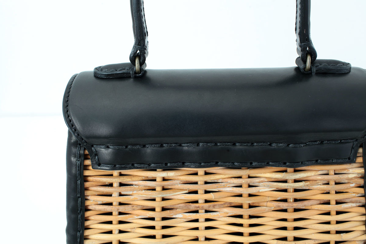 ebagos エバゴス カーフ・ハンドバッグ M