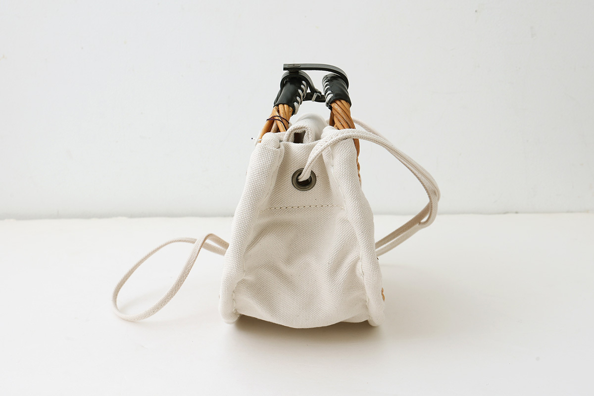 ebagos エバゴス キャンバス・扇トートミニ