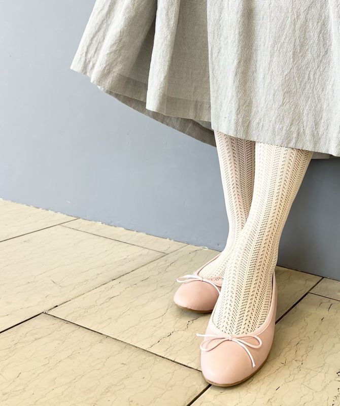 leur logette ルールロジェット stripe mesh socks
