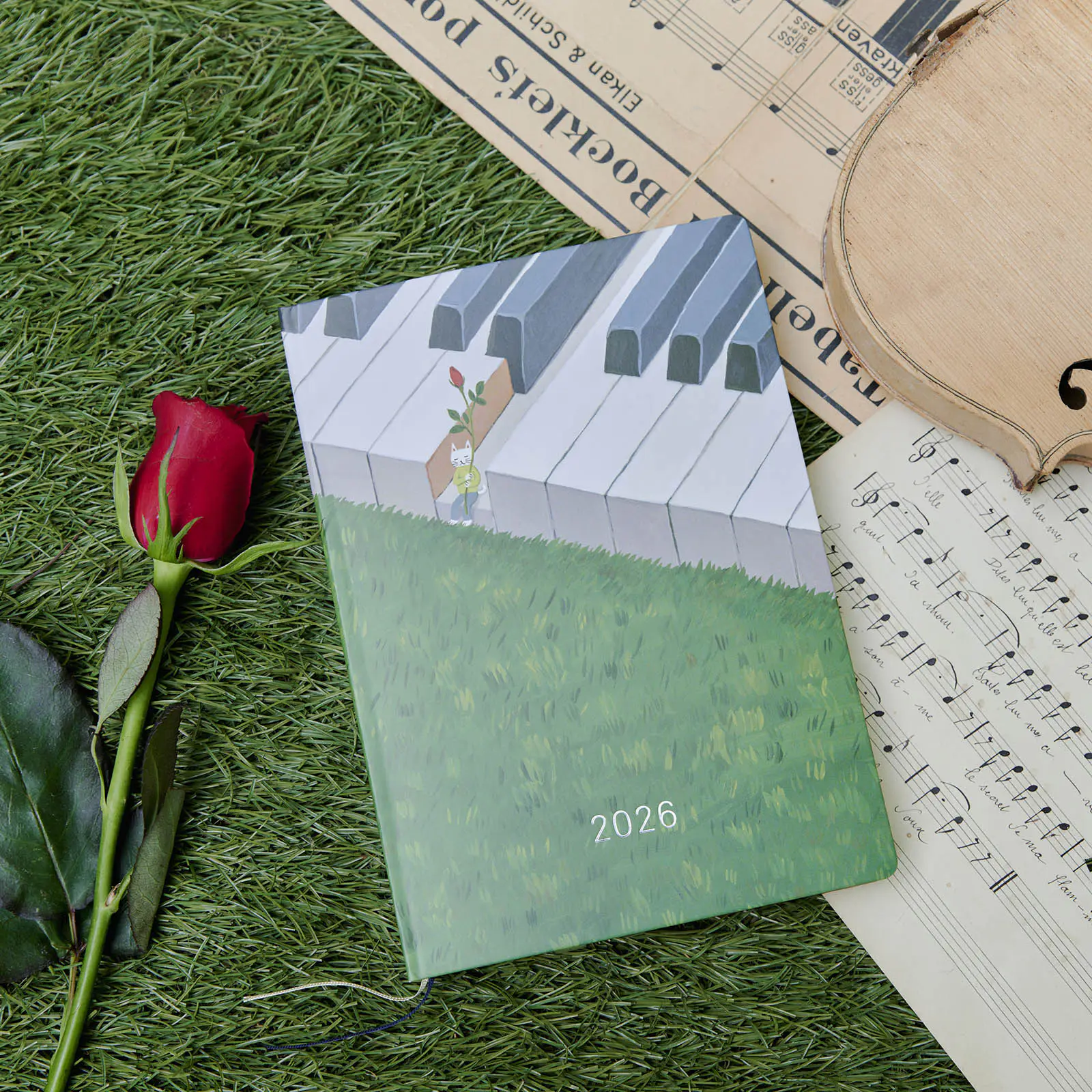 久保田寛子 / 和音待ち ［HON/A5/1日1ページ/日本語版・英語版/1月