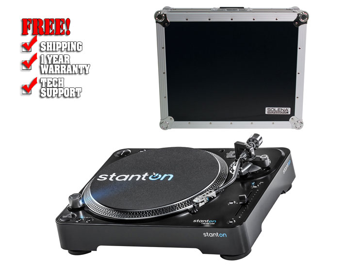 Stanton T.92 M2 USB Turntable with Road Case, DJ Turntables