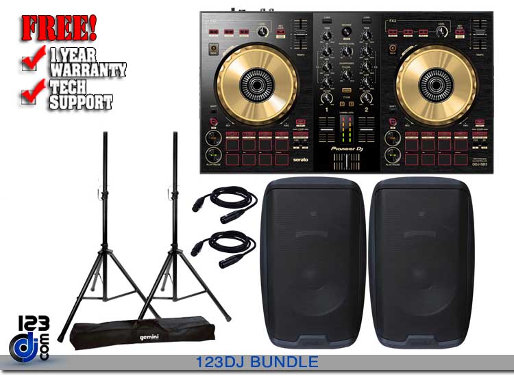 DDJ-SB3-N & AS-2112P Package | Chicago DJ Equipment