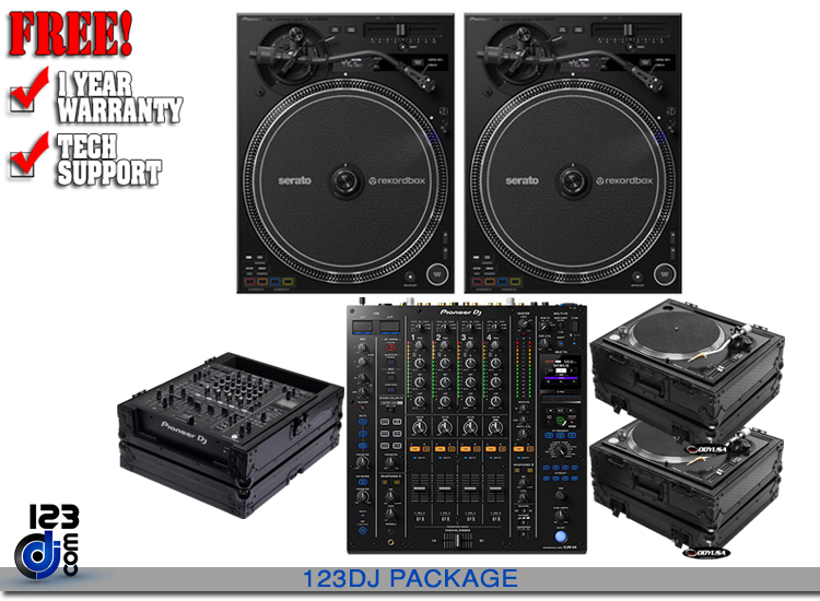 Pioneer PLX-CRSS12 and DJM-A9 Package | DJ Turntables