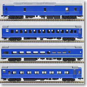 16番(HO) 24系25形寝台特急客車 (基本・4両セット) (鉄道模型