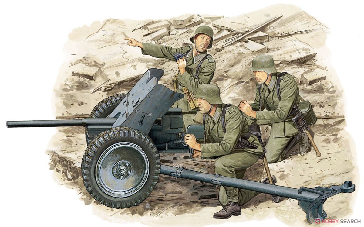 WW.II ドイツ軍 3.7cm対戦車砲 PaK35/36 (プラモデル) - ホビーサーチ