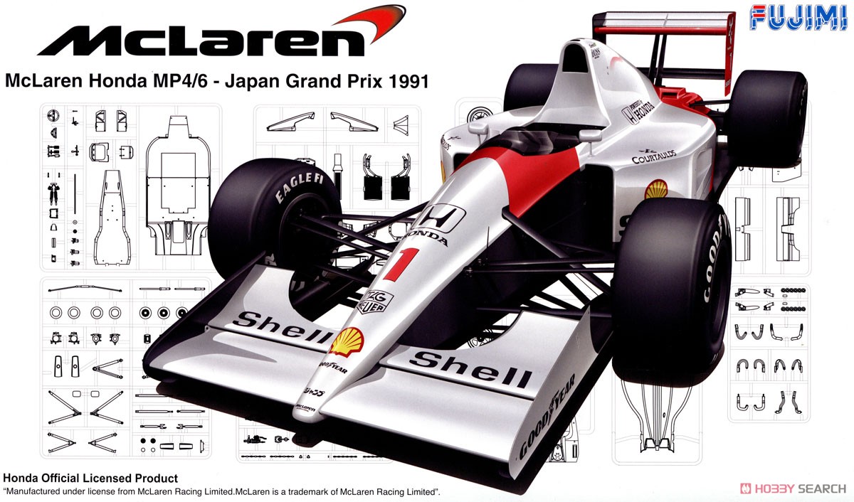 F1 Mclaren Honda MP4/6 JapanGP (Model Car) - HobbySearch Model Car