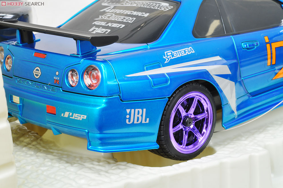 ニッサン スカイライン GT-R R34 (ドリフト仕様) (ラジコン) - ホビー