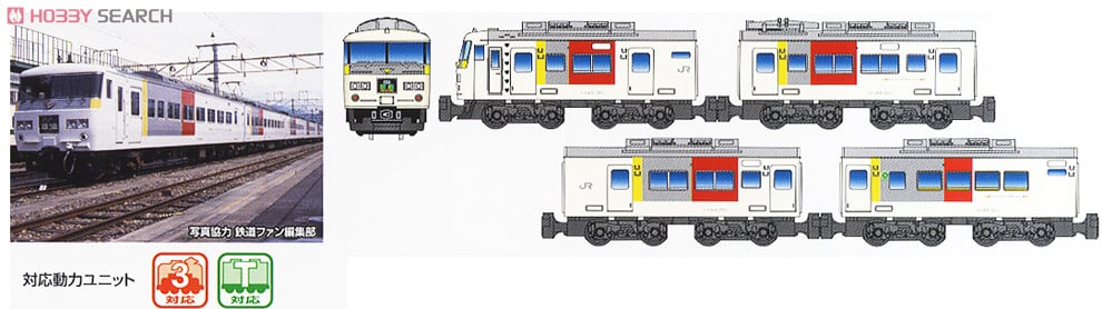 Bトレインショーティー 185系 EXPRESS185色 (4両セット) (鉄道模型