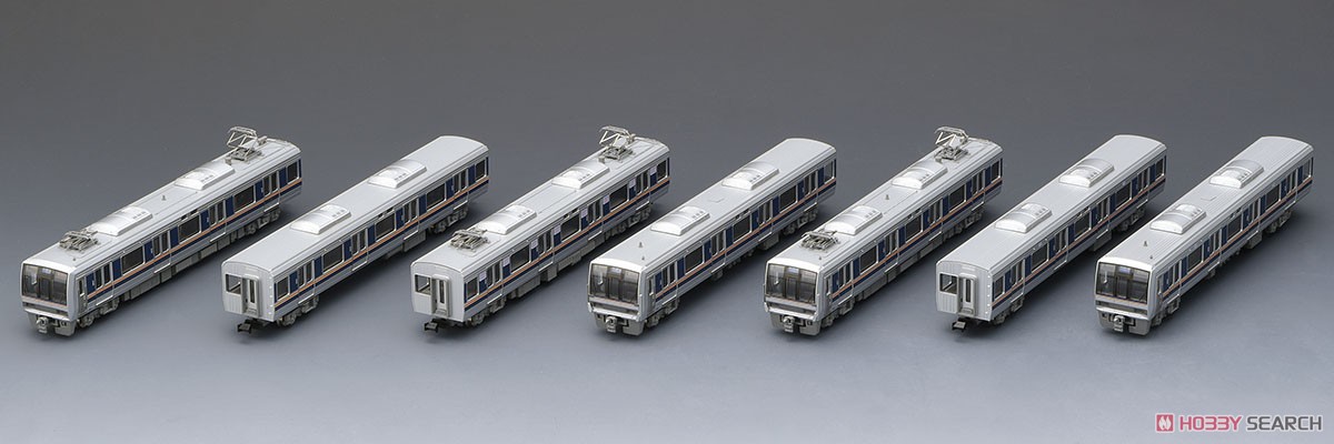 JR 207-1000系通勤電車 (転落防止幌付) セット (7両セット) (鉄道模型