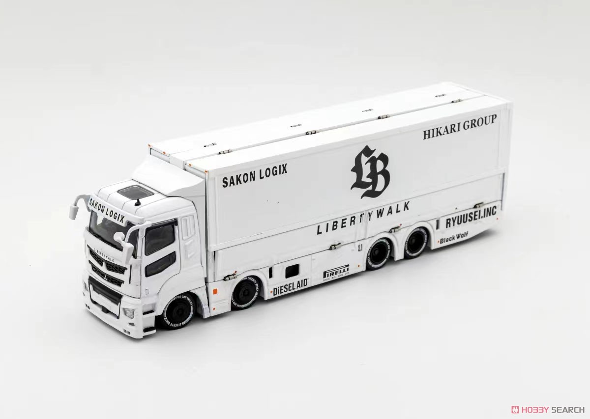 三菱LB-トラック ふそう スーパーグレート (RHD) ホワイト (ミニカー