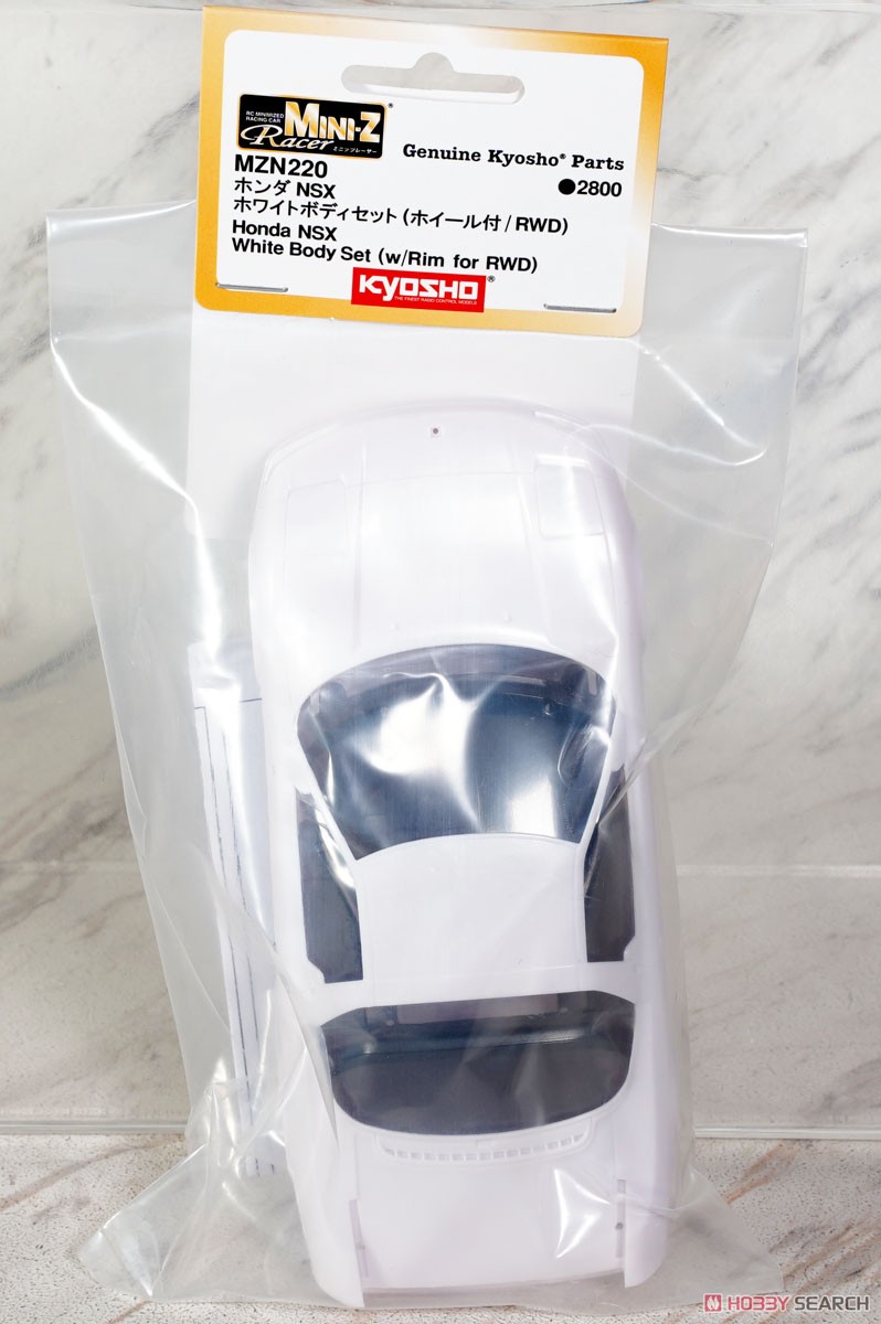 Honda NSX ホワイトボディセット (未塗装/ホイール付) (ラジコン