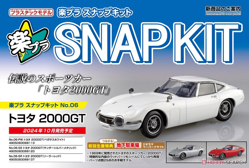 トヨタ 2000GT (ソーラーレッド) (プラモデル) - ホビーサーチ カーモデル