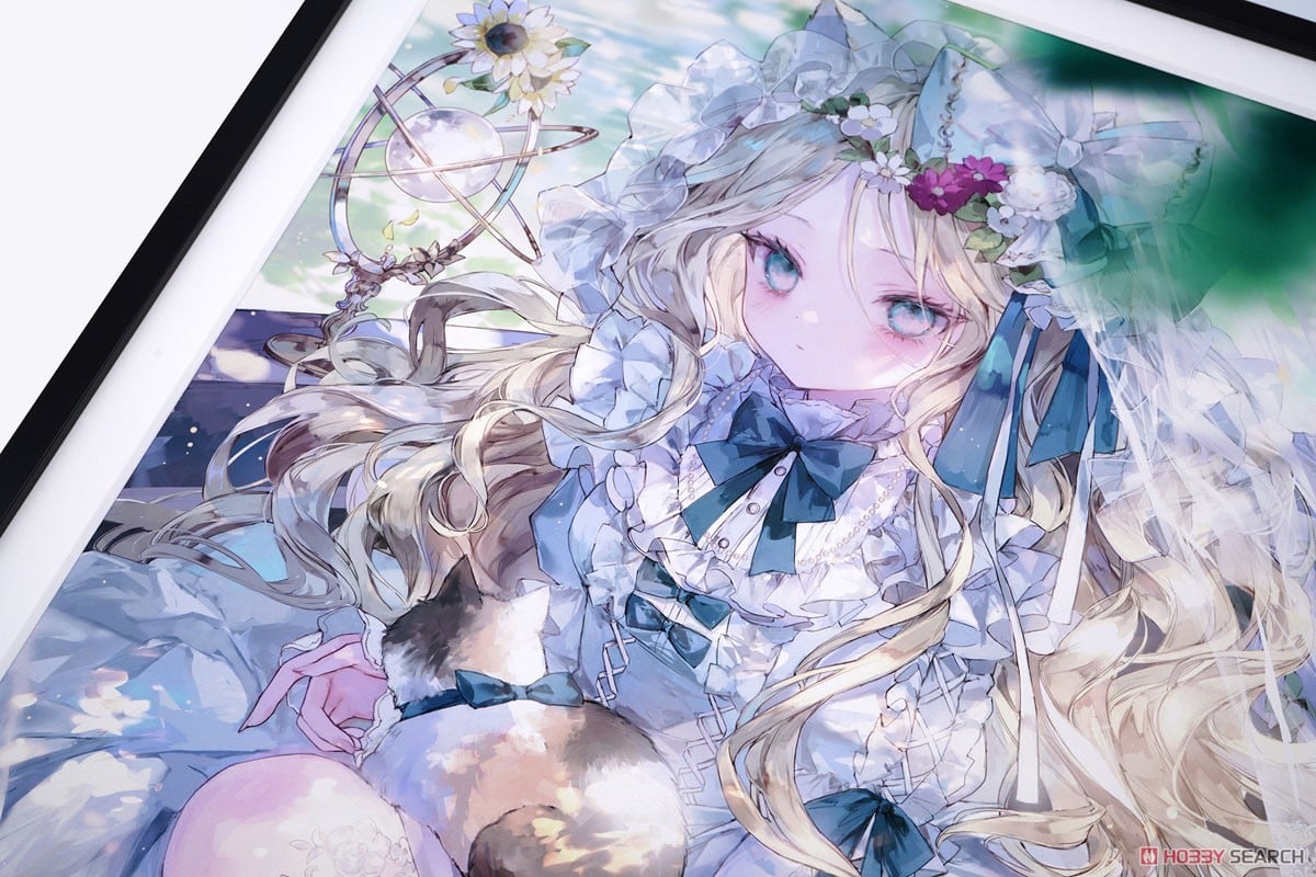 50枚限定】 おにねこ先生直筆サイン入り X-ART製 A3+サイズジークレー