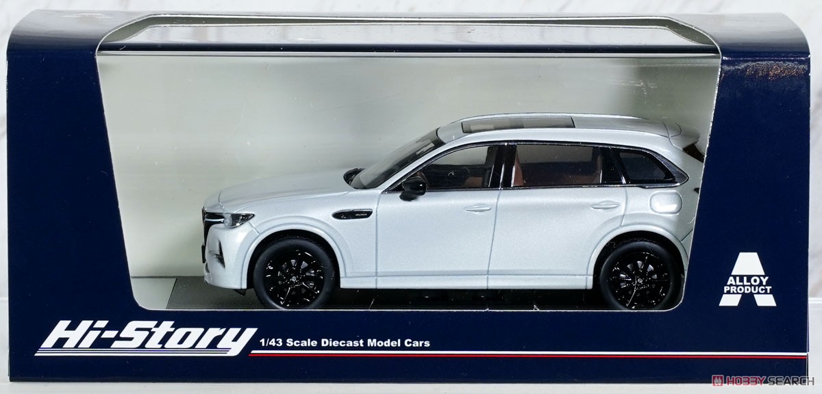 MAZDA CX-80 (2024) ロジウムホワイトプレミアムメタリック (ミニカー