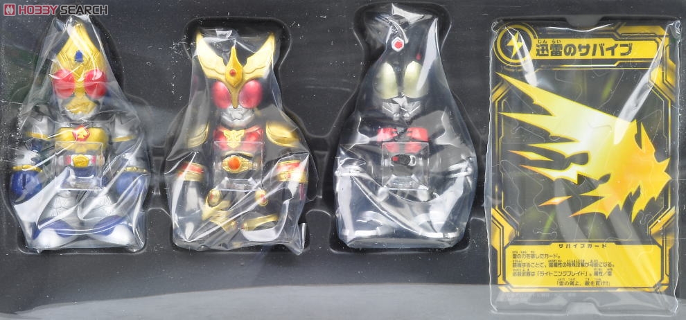 仮面ライダーズ外伝 カードウォリアー 迅雷の戦士セット (完成品
