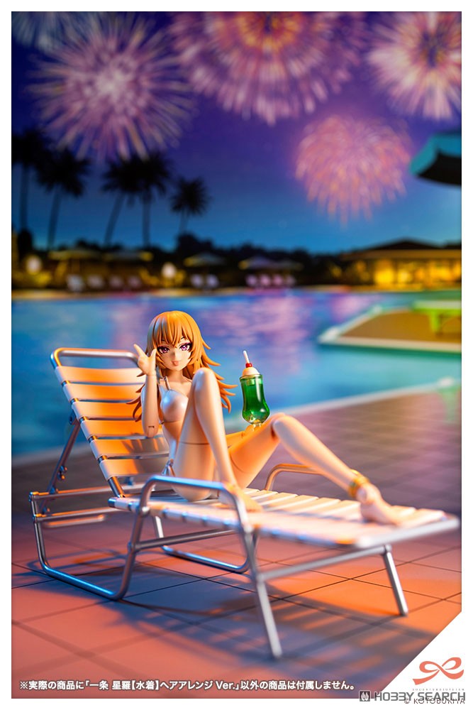 創彩少女庭園 一条 星羅 【水着】 ヘアアレンジVer. (プラモデル