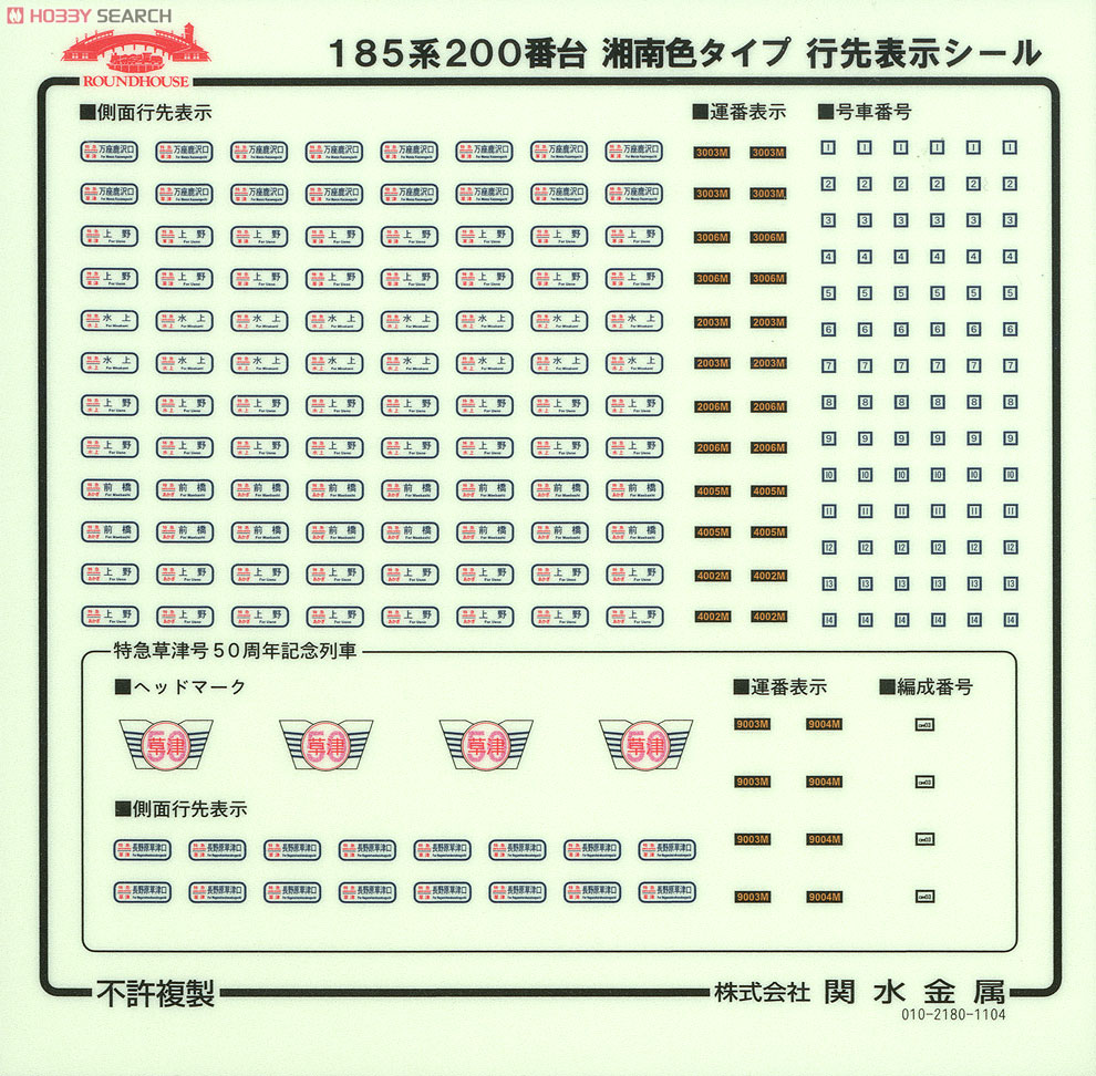 185系200番台 湘南色タイプ (7両セット) ☆ラウンドハウス (鉄道模型