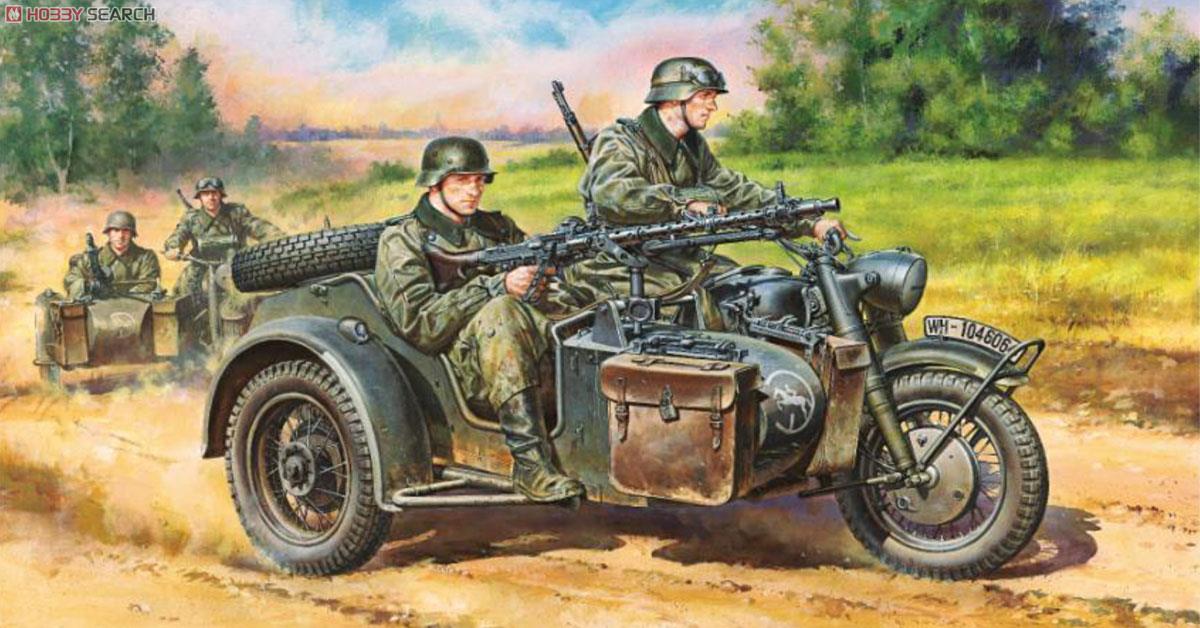 ドイツ軍用サイドカー (プラモデル) - ホビーサーチ ミリタリープラモ