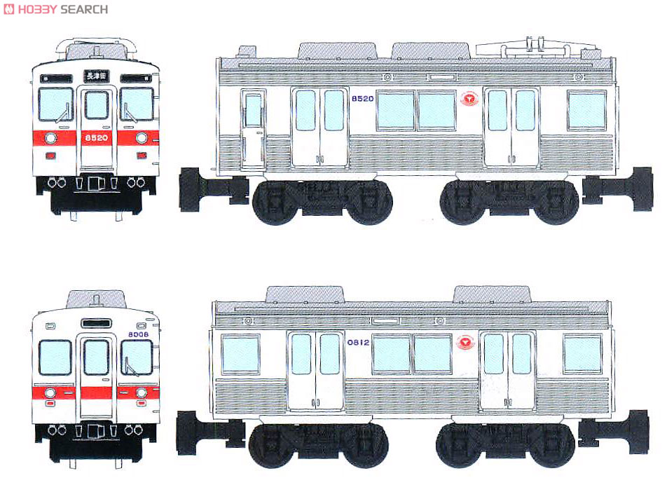 Bトレインショーティー 東急電鉄 8500系/8000系 (2両セット) (鉄道模型