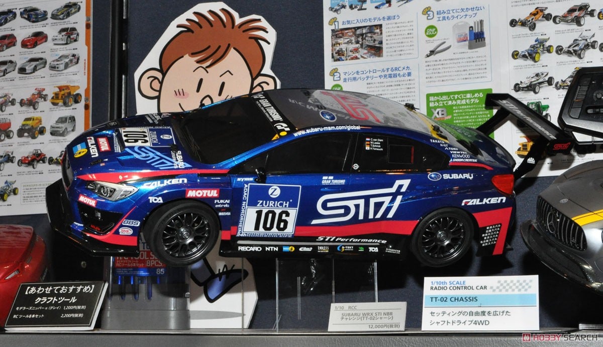 1/10 RC SUBARU WRX STI NBRチャレンジ (TT-02シャーシ) (ラジコン