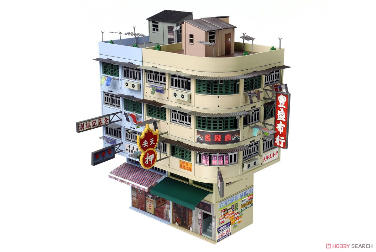 Bd11 香港旧市街 ジオラマビルセット (ミニカー) - ホビーサーチ ミニカー