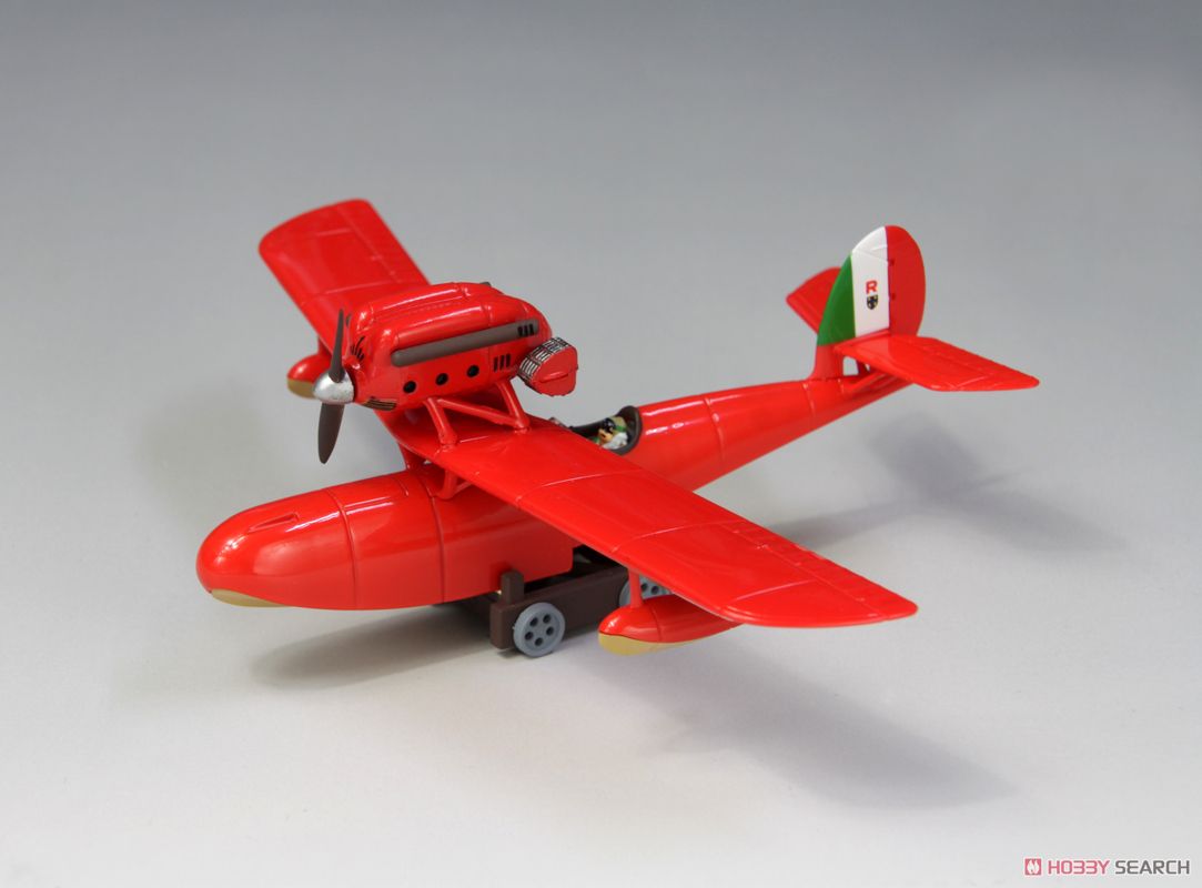 半完成塗装済み 紅の豚 1/72 サボイアS.21試作戦闘飛行艇 カーチスR3C