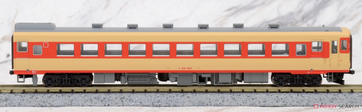 キハ58系 (非冷房車) 急行「ざおう」 (5両セット) (鉄道模型) - ホビー