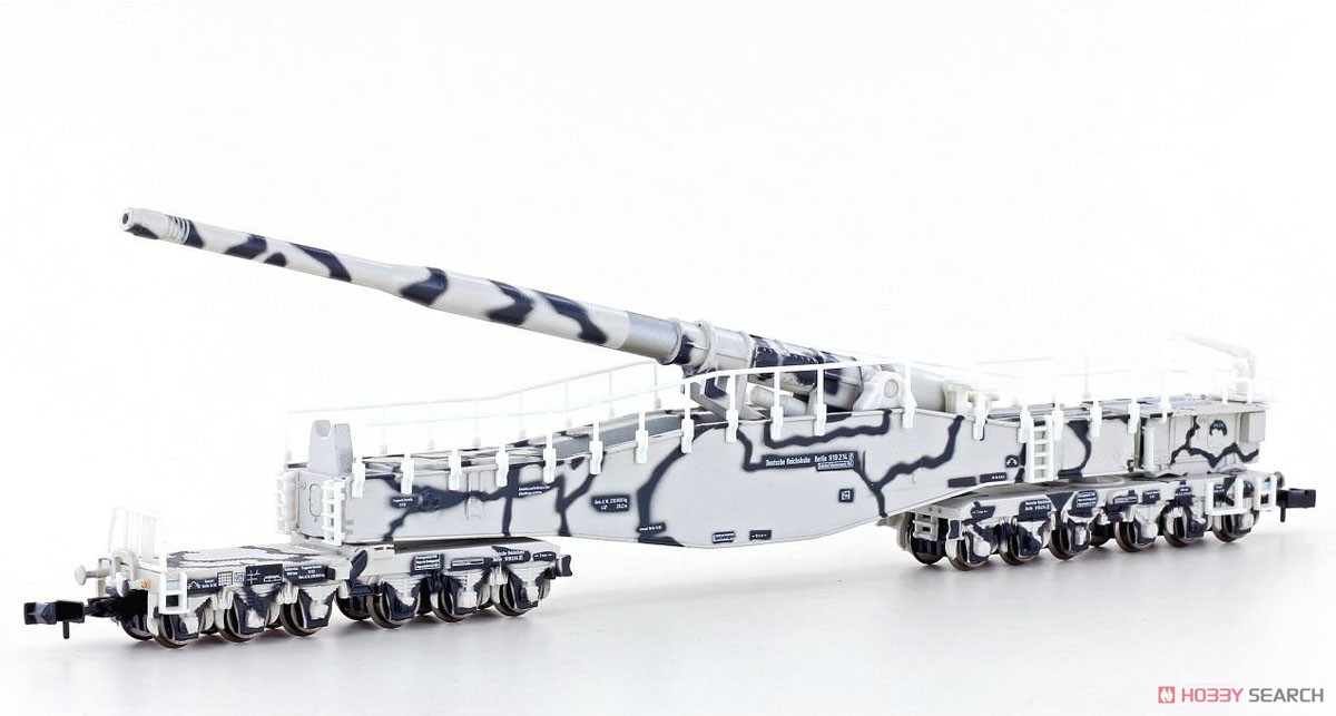クルップ5 28cm 列車砲 `レオポルド` 冬季迷彩色 [Eisenbahngeschutz