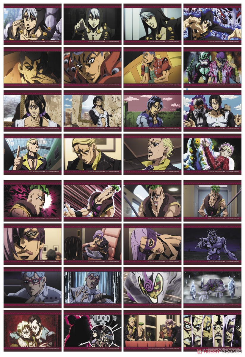 ☆特価品 「ジョジョの奇妙な冒険 黄金の風」 ブロマイドセット 【暗殺