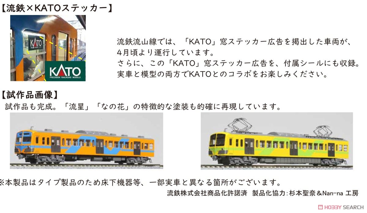 流鉄 5000形タイプ 「流星」「なの花」 4両セット (4両セット) (鉄道