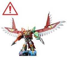 SMP [SHOKUGAN MODELING PROJECT] 百獣合体 ガオキング (3個セット