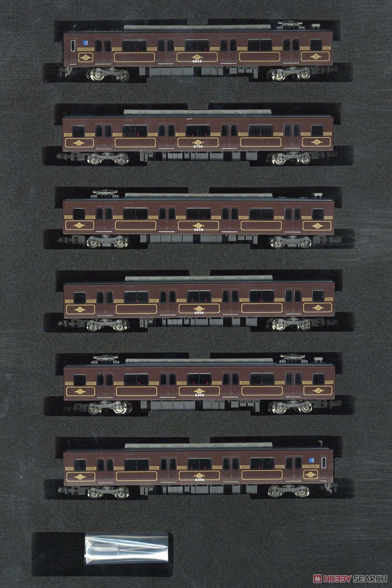 近鉄 5800系 (デボ1形塗装) 6両編成セット (動力付き) (6両セット