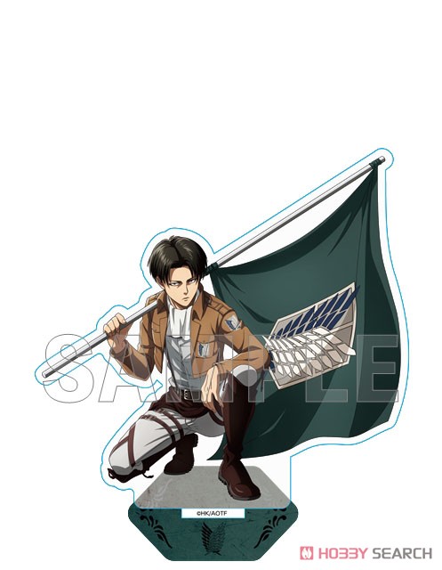 進撃の巨人 アクリルスタンド 団旗 ver. リヴァイ (キャラクターグッズ