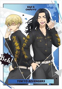 東京リベンジャーズ シングルクリアファイル 場地圭介 松野千冬 Beh