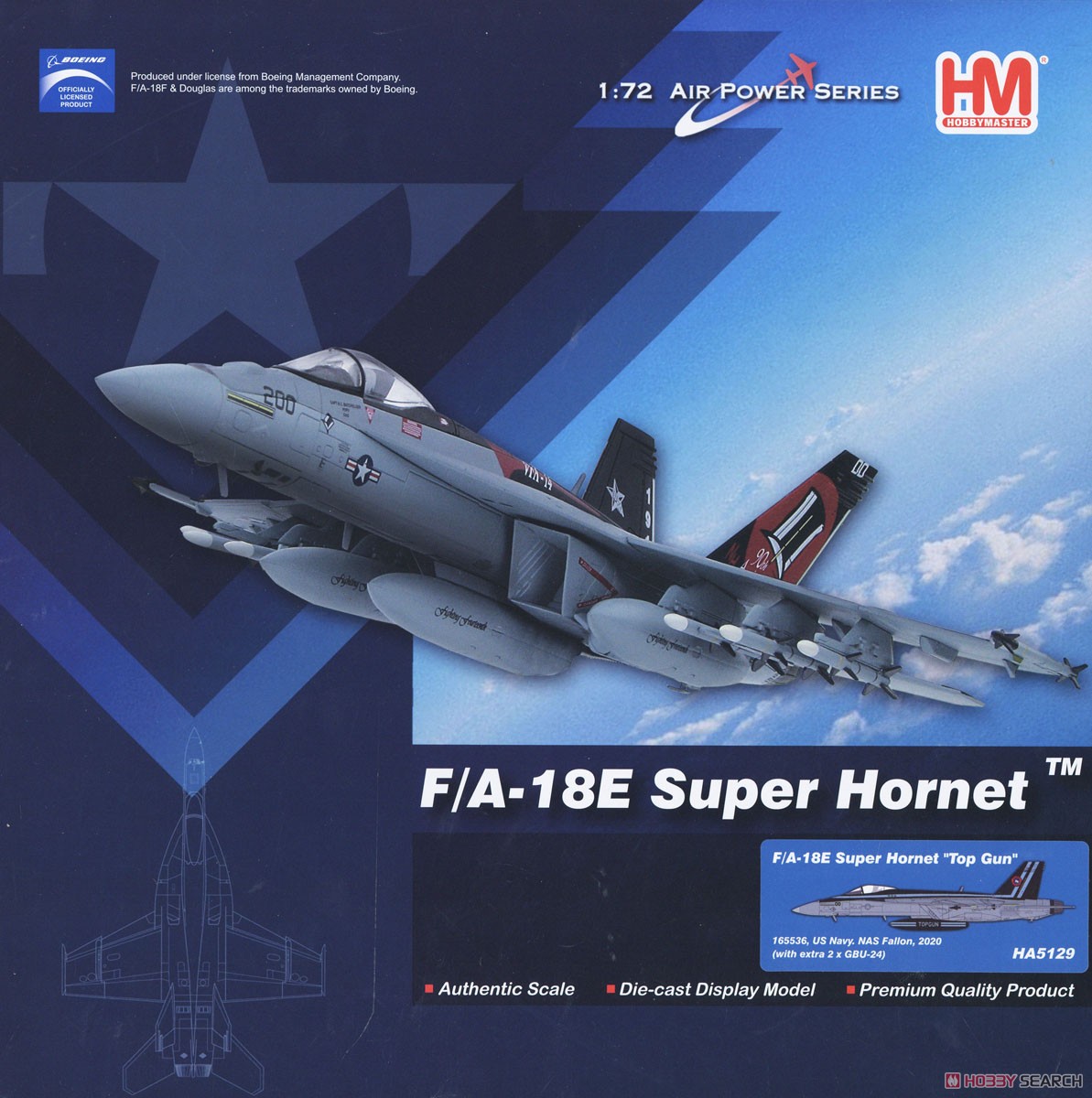 F/A-18E スーパーホーネット `TOPGUN w/GBU-24` (完成品飛行機