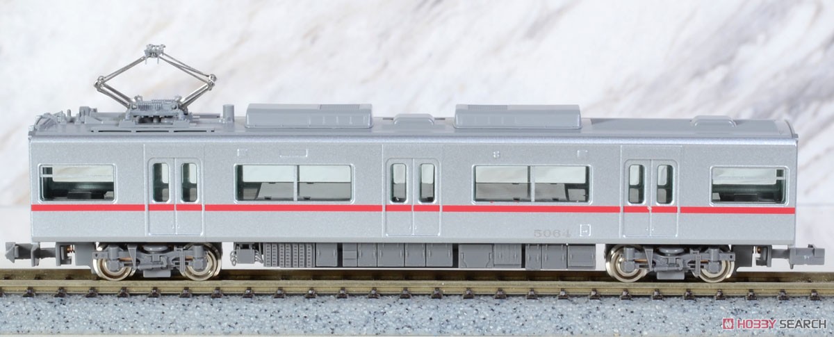 名鉄 5000系 (ボルスタレス台車編成・標識灯点灯) 8両編成セット (動力