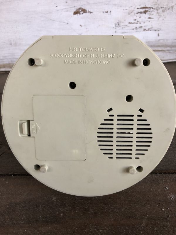Vintage Heinz Mr Aristocrat Tomato Man Talking Alarm Clock (J335