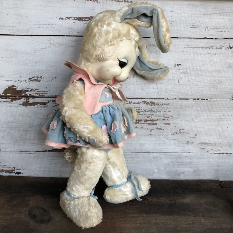 Vintage Rushton Rubber Face Doll Bunny (S797) - 2000toys Antique Mall
