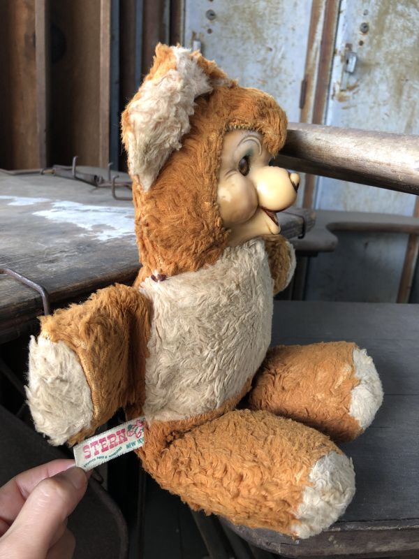 Vintage Rubber Face Doll Bear 21cm (B580） - 2000toys Antique Mall